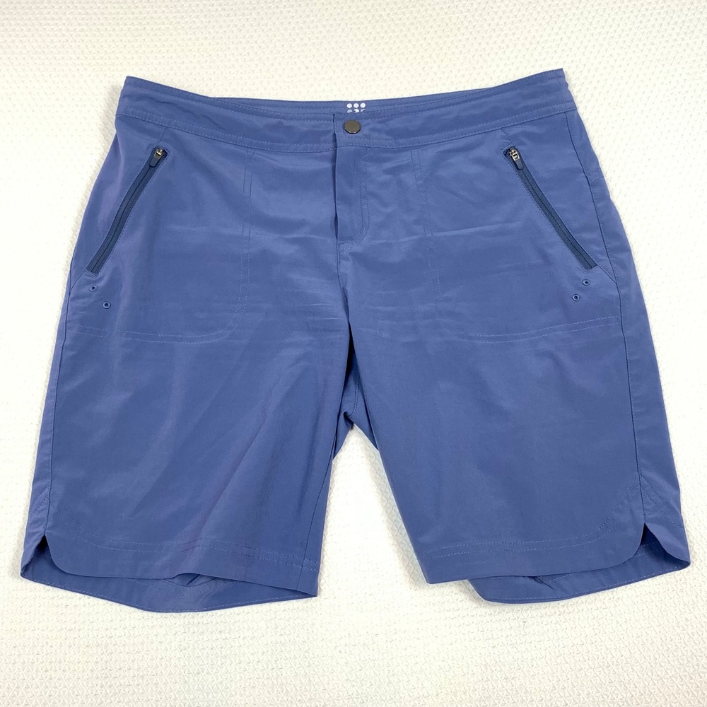 Title Nine Nimblene Shorts Womens 8 Blue Hiking Outdoor Athletic TN-120918
